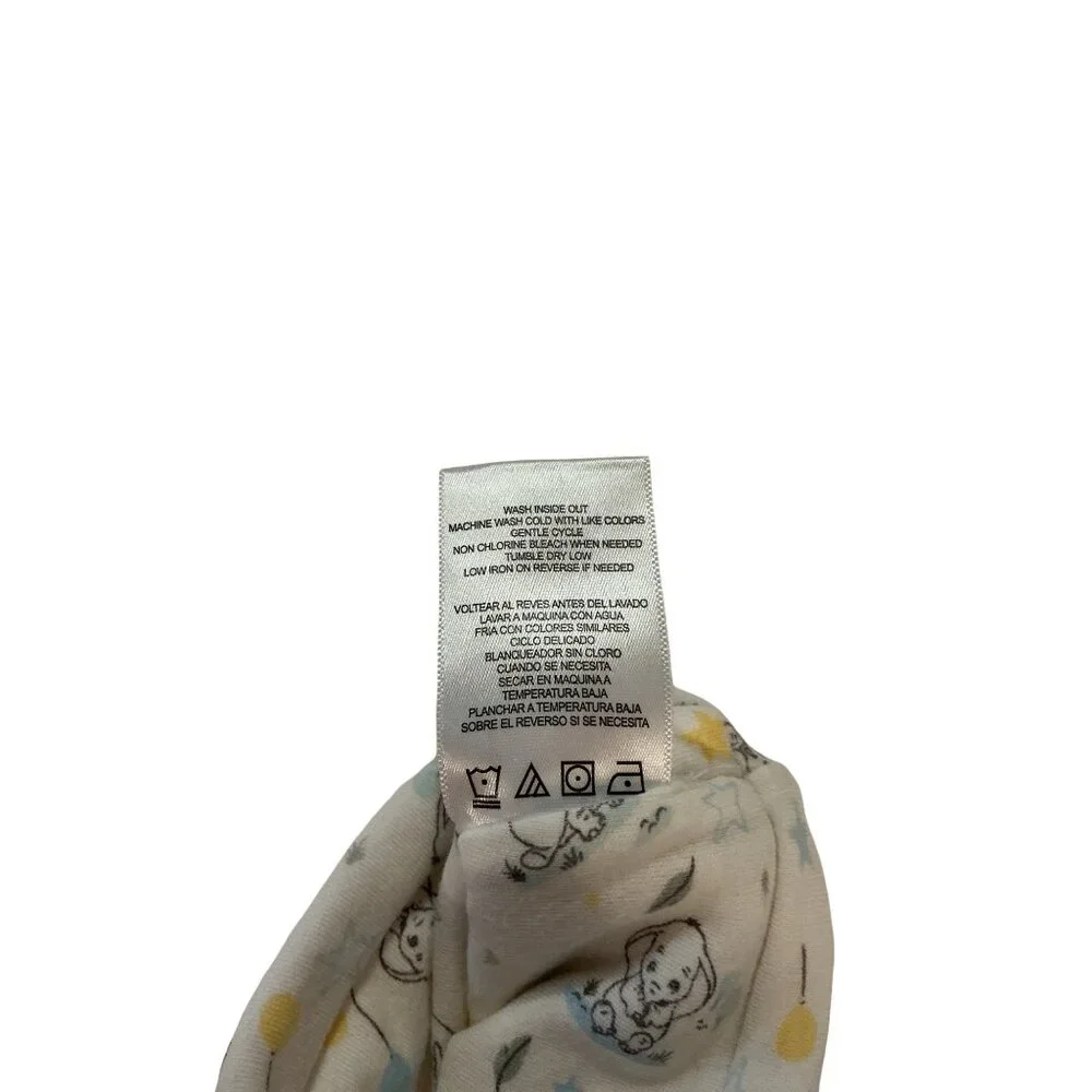 Set Of 3 Newborn Baby‎ Hats Disney Baby Knit Yellow & Printed Cotton Blend